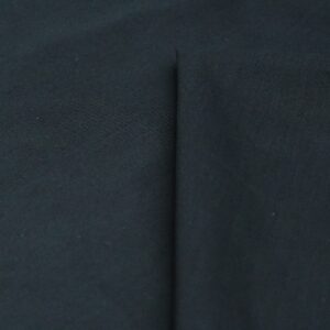Black Viscose Plain Cotton for Men's Wear