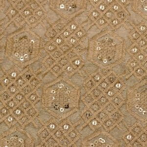 Hazel Wood Jamawar Silk With Tone-on-Tone Embroidery