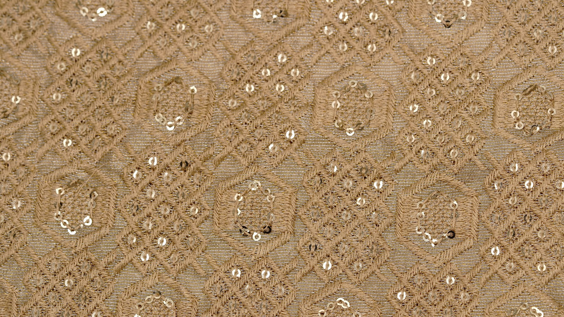 Hazel Wood Jamawar Silk With Tone-on-Tone Embroidery